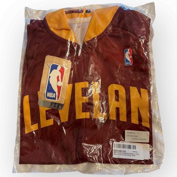 Cleveland Cavaliers Women’s Short Sleeve Cycling Jersey Small, NBA Licensed 735 - Picture 4 of 7